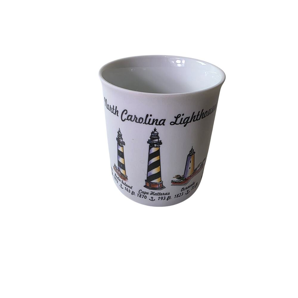 NORTH CAROLINA LIGHTHOUSES Ceramic Small 3.5" Tall Coffee Mug